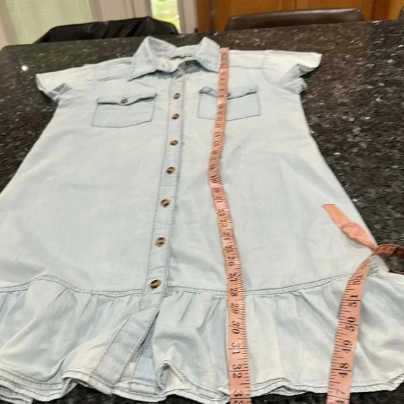 Speed Control New York denim buttons front dress - Picture 5 of 8